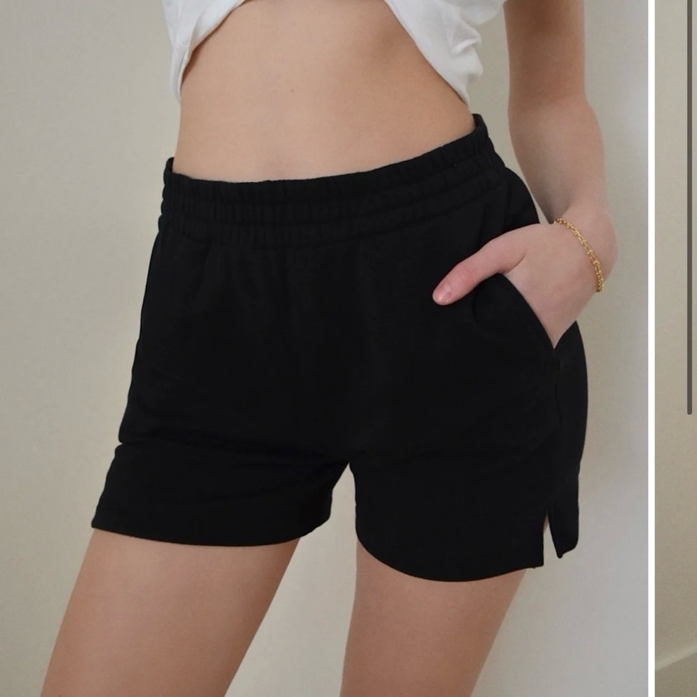 Reformation Brooks Sweat Shorts - Black